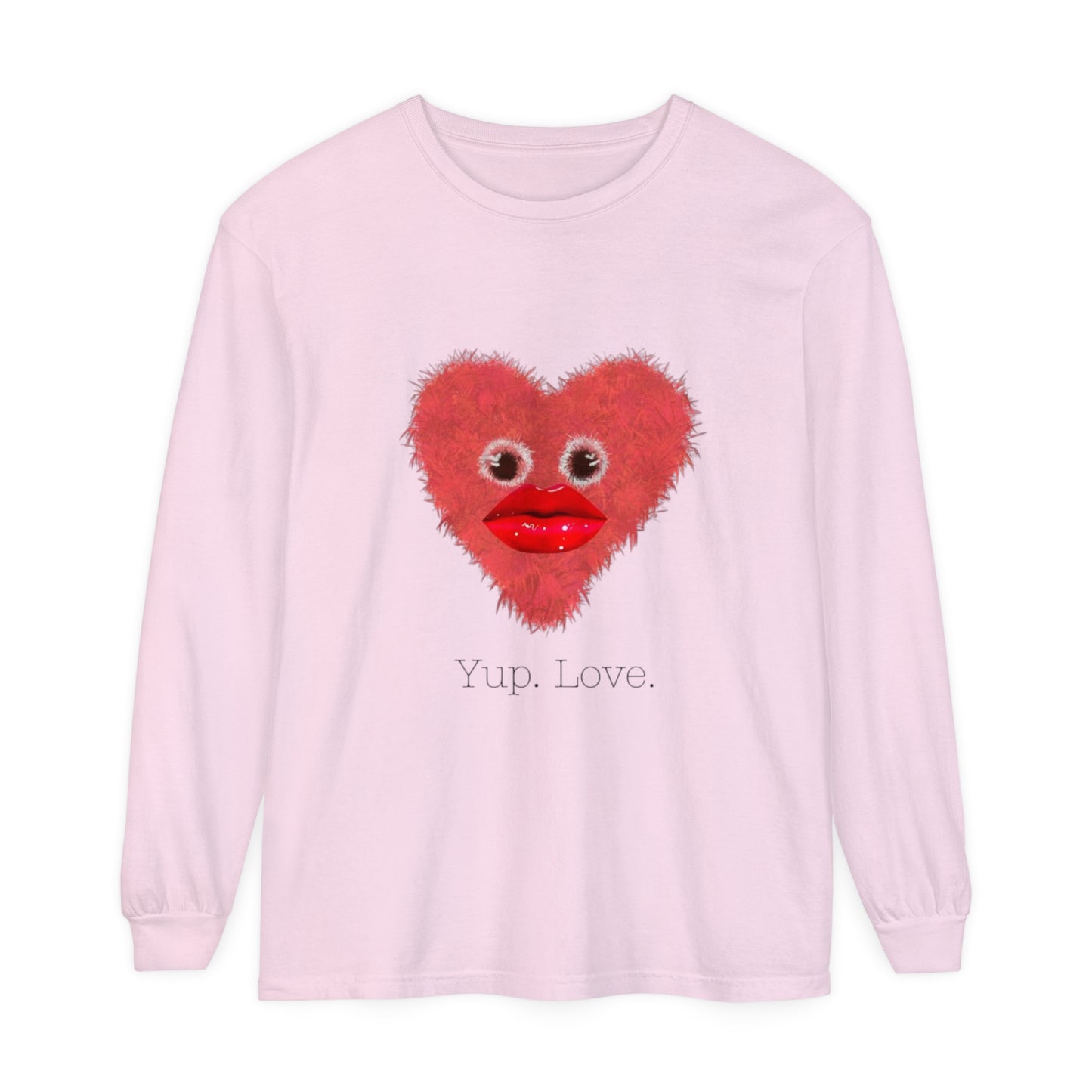 GG Kreatiive: 'Yup. Love.'  Adult Long Sleeve T-Shirt