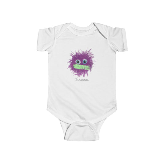 GGKreatiive: Monster Munchkin: Boogers Onesie - White