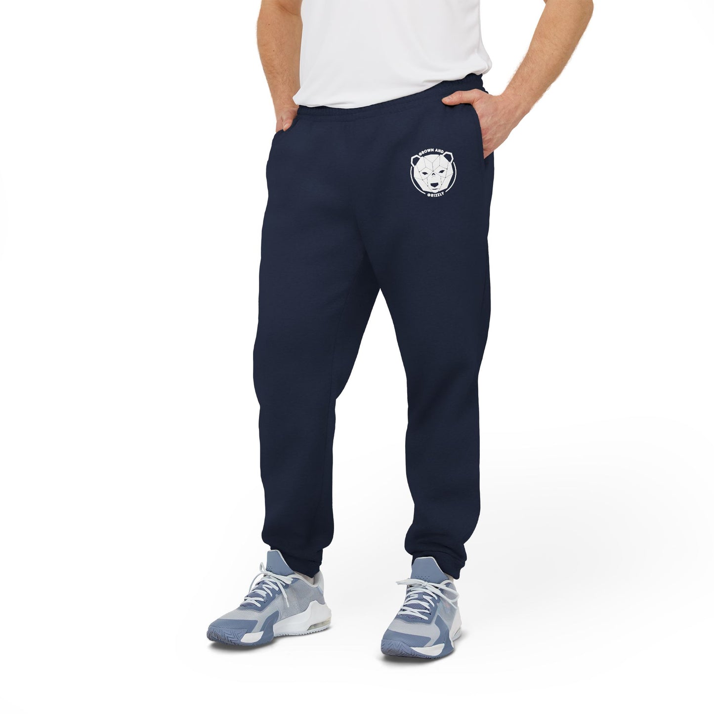 Grown and Grizzly adidas Unisex Adult Fleece Joggers