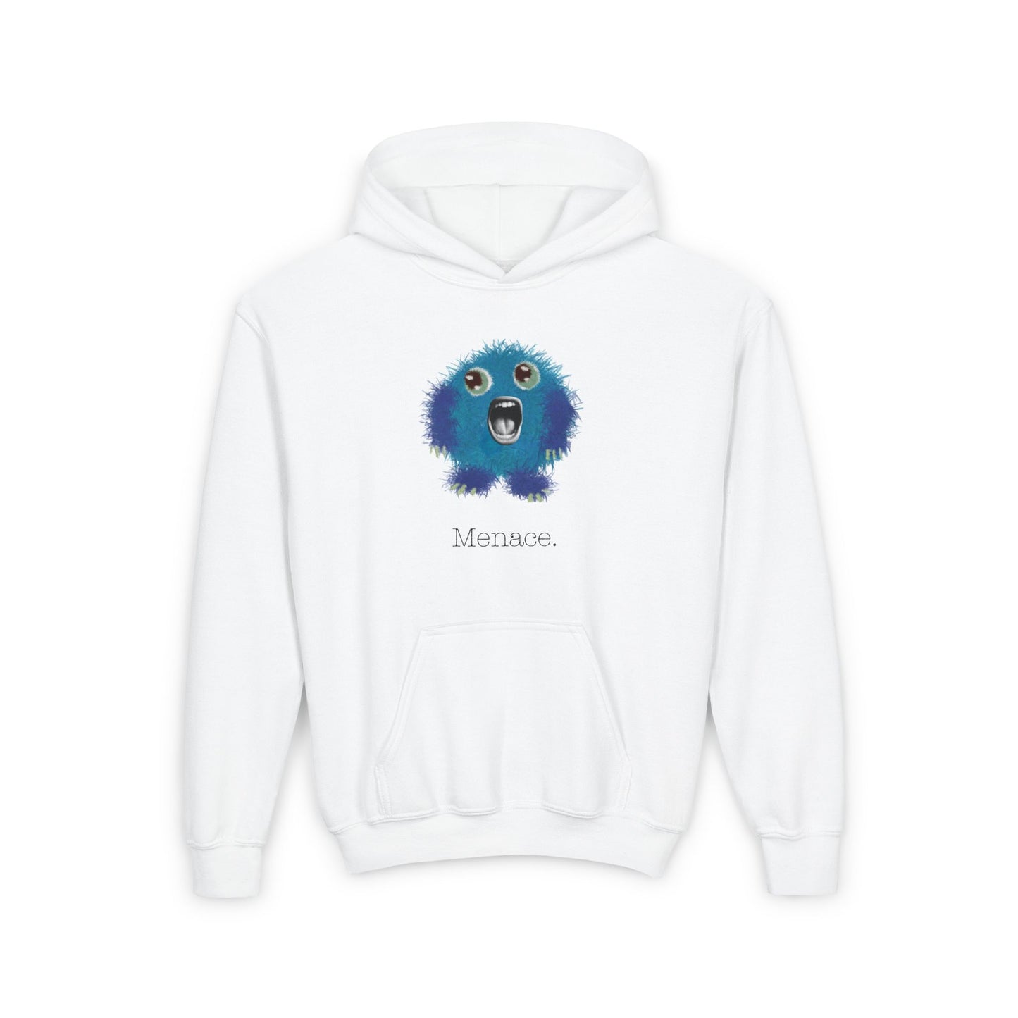 GGKreatiive: Monster Munchkin: 'Menace' Youth Hoodie - White