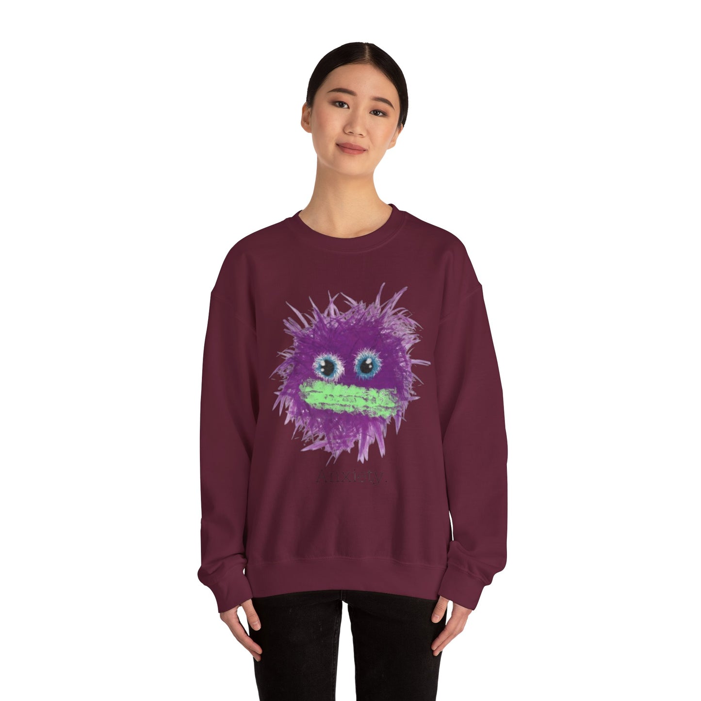 GGKreatiive: Anxiety : Adult Crewneck