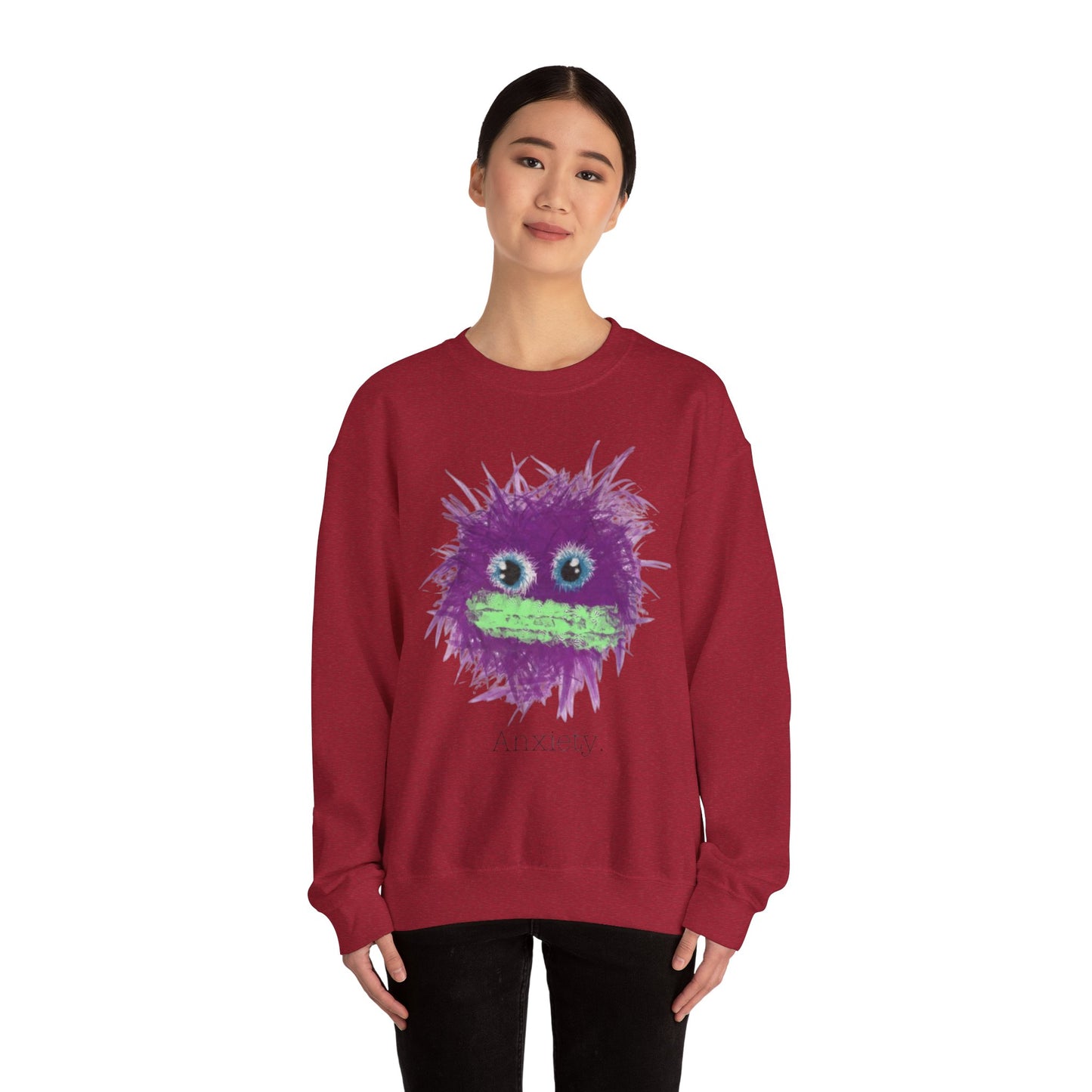 GGKreatiive: Anxiety : Adult Crewneck