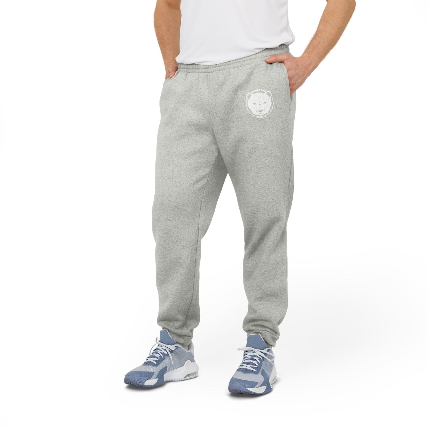 Grown and Grizzly adidas Unisex Adult Fleece Joggers