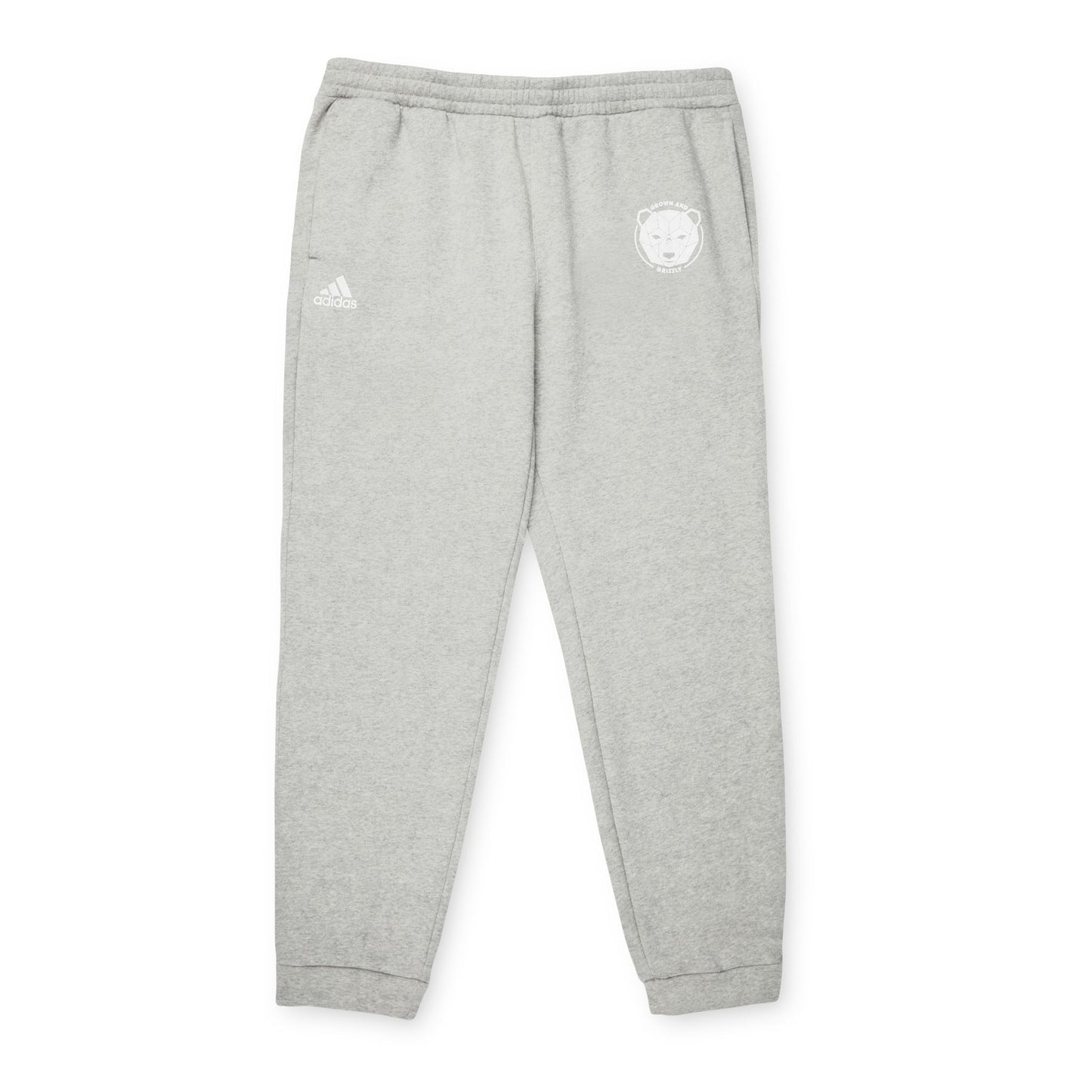 Grown and Grizzly adidas Unisex Adult Fleece Joggers